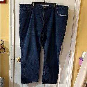 Levi Strauss Signature Men's Dark Blue Jeans Size 50/30